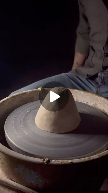 Just Noah on Instagram: "Here is a little tutorial of how I center larger amounts of clay. Let me know if this helps or not and if you need more clarification on anything.   #ceramics #pottery #howtocenterclay" How To Center Clay On Wheel, Centering Clay Pottery Wheel, Pottery Throwing For Beginners, Pottery Centering, Wheel Pottery Ideas, Diy Pottery Wheel, Pottery Wheel Ideas, Pottery Wheel Diy, Ceramics Wheel