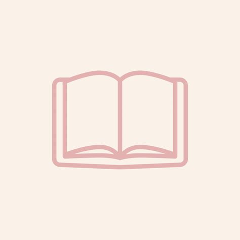 Notion Pictures Pink, Book Icon Aesthetic Pink, Book Icon Notion, Icons For Notion Aesthetic, Pink Notebook Icon, Book Widget Icon, Books Icon Pink, Pink Notion Icon, School Icon Aesthetic