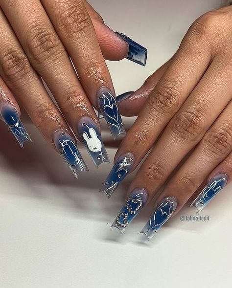 Pigment Nails, Nails Kpop, Texas Nails, Chrome Nails Designs, Asian Nails, Long Acrylic Nail Designs, Nail Jewels, Formal Nails, Almond Nails Designs