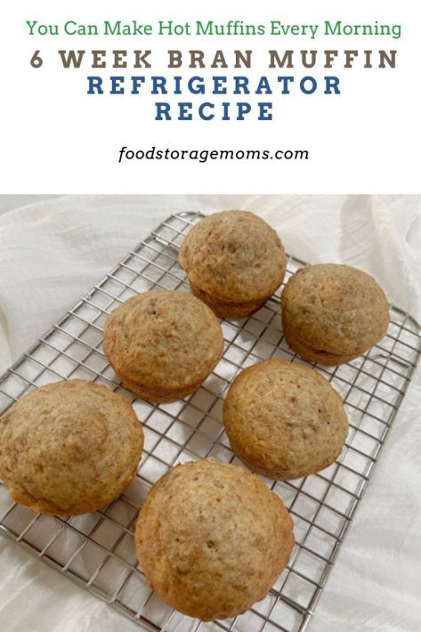 6 Week Bran Muffin Recipe, Refrigerator Bran Muffin Recipe, Bran Muffin Mix, Refrigerator Bran Muffins, Raisin Bran Muffin Recipe, All Bran Muffins, Bran Muffin Recipe, Traditional Homemaking, Bran Muffins Healthy