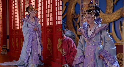 The Empress Of China Dresses, Historical Chinese Clothing, Wu Zetian, The Empress Of China, Chinese Empress, Empress Of China, Fan Bingbing, Tang Dynasty, China Dress