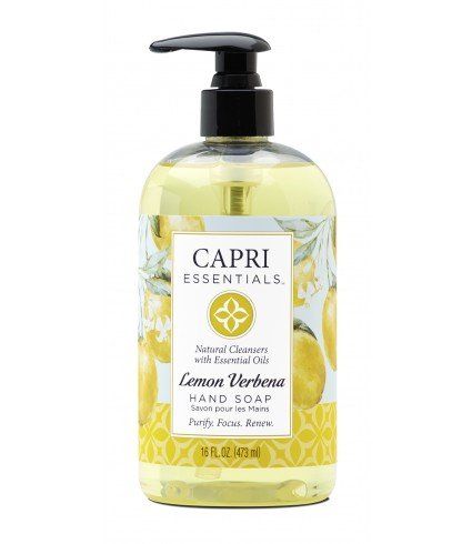 Capri Essentials Natural Hand Soap with Essential Oils  Lemon Verbena 16 oz >>> Read more reviews of the product by visiting the link on the image. Hand Soap Packaging, Natural Hand Soap, Soap Packing, Essential Oil Plants, Natural Cleanser, Lemon Verbena, Tattoo Kits, Liquid Hand Soap, Soap Packaging