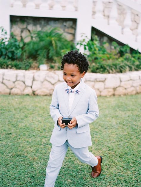 24 Outfits Your Ring Bearer Should Wear This Spring Ring Bearer Tux, Ring Bearer Attire, Blue Oxford Shirt, Seersucker Jacket, Peter Pan Collar Shirt, Bearer Outfit, Ring Bearer Outfit, Suspender Pants, Looking Dapper