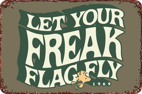 PRICES MAY VARY. Title: XUIGYA Let Your Freak Flag Fly music Tin Poster 30X20 cm - Wall Art Suitable for Garden and Living Room Decoration. Product Type: Categories > Wall Art > Posters & Prints Wall Art Posters, Brand Board, Living Room Decoration, Art Posters, Posters Prints, Music Poster, Room Decoration, Life Art, Metal Posters Design