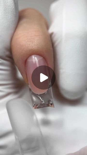 Nail art 💅 Manicure on Instagram: "Interesting technique of French nails 🔥By @pava.nail" French Glass Nails, French Glass, Glass Nails, January 27, Nail Tutorials, French Manicure, French Nails, Easy Diy, Manicure