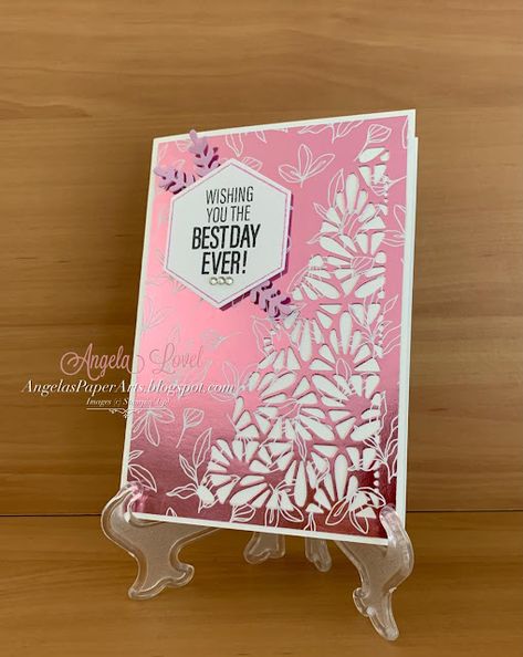 Handmade Cards For Women, Su Splendid Day Dsp, Stampin Up Split Card Textures, Splendid Day Dsp Stampin Up Cards, Su Split Card Textures Dies, Split Card Textures Dies, Stampin Up Split Card Textures Dies, Stampin Up Birthday Cards, Cat Stamp