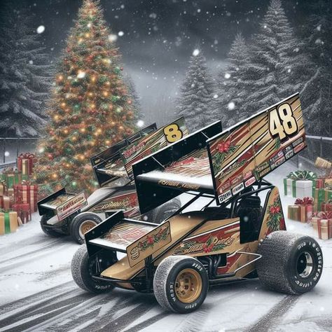 Dirt Car Racing, Speedway Racing, Sprint Car Racing, Bmx Racing, Dirt Racing, Sprint Car, Christmas Scenery, Track Racing, Dirt Track Racing