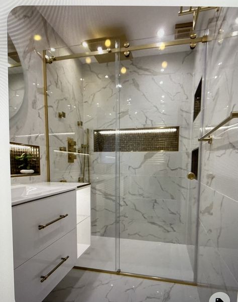 Shower Partition, Shower Cabinets, Shower Sliding Glass Door, Washroom Decor, Frameless Shower Enclosures, Bathroom Decor Luxury, Shower Enclosures, Shower Cabin, Bathroom Design Decor