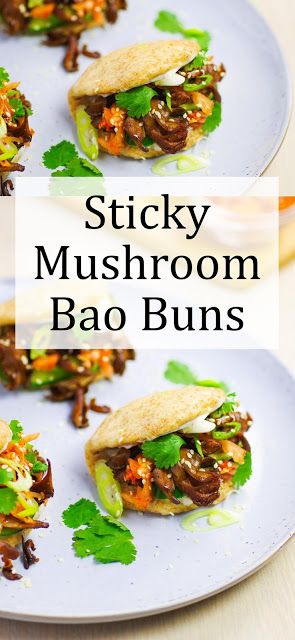 Baozi Recipe Vegetarian, Mushroom Bao Buns Recipe, Mushroom Bao Bun, Bao Buns Recipe Vegan, Veggie Bao Buns, Bao Buns Vegetarian, Bao Buns Recipe Vegetarian, Boa Buns Recipe, Sticky Mushrooms