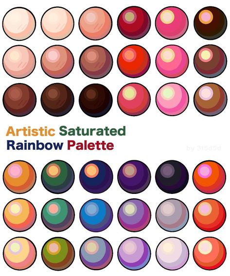 Vibrant rainbow color palette for your next design project. Use #rainbowcolors #colorpalette . #Human_Color_Palette #Color_Palette_Challenge_Art #Interesting_Color_Palettes #Comic_Color_Palette Color Pallete For Drawing, Eyestrain Palette, Color Palette Tumblr, Creating Color Palettes, Color Palette Challenge Art, Color Palette For Oc, Eye Strain Art Color Palette, Shading Color Palette, Hyperpop Color Palette