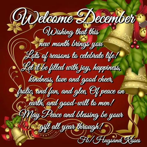 Welcome December! Thank you so much for this beautiful prayer and blessings. God bless you dear Cynthia J. Ly Good Morning Wishes 1st December, 1st December Blessings Quotes, December Quotes Happy, Welcome December Images, Welcome December Quotes, December Blessings, Hello December Images, December Wishes, Happy New Month Quotes