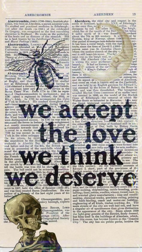 We Accept The Love We Think We Deserve Poster, We Accept The Love We Think We Deserve Wallpaper, We Accept The Love We Think We Deserve, Beautiful Creatures Book, How To Discover Yourself, Love Always Charlie, Downtown Room, Collage Words, Emma Watson Movies