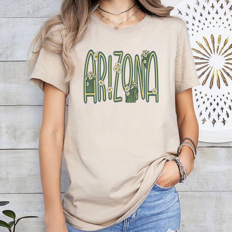 Arizona Saguaro Blossom Graphic Tee for my Arizona 🌵 Gals! # #graphictee #cactus #stateflower #boutiquetshirt #arizona #saguaroblossom #longlostsisterboutique Saguaro Blossom, April 26, Graphic Tee, Arizona, Cactus, Blossom, Graphic Tees, Lost, Boutique