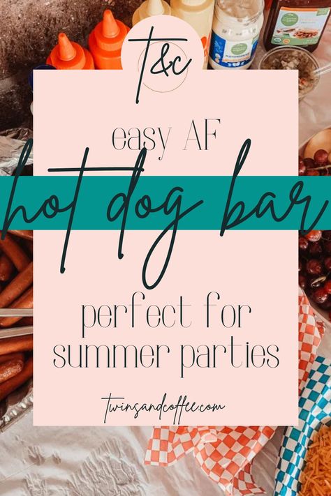 Dog Themed Hot Dog Bar, Hot Dog Bar Menu Printable, Hotdogs Party Ideas, Hot Dog Condiment Bar, Hot Dog Party Bar, River Birthday Party Ideas, Hamburger And Hot Dog Party Ideas, Hot Dog Buffet Ideas Food Bars, Hot Dog Bar Party Ideas