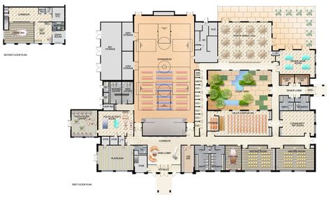 community+center+plans | Brigantine Community Center and Sports Complex - Brigantine Now Indoor Sports Complex Plan, Indoor Sports Complex Design Concept, Community Center Design Concept, Sports Complex Design Concept, Indoor Sports Complex Design, Sport Center Design, Community Center Design, Architect Concept, Brigantine Nj