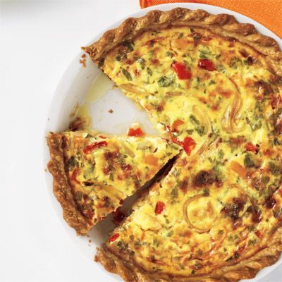 Herb Quiche, Pepper Quiche, Fathers Day Brunch, Easy Brunch Recipes, Easter Brunch Food, Breakfast Quiche, Quiche Recipe, Soft Foods, Easy Brunch