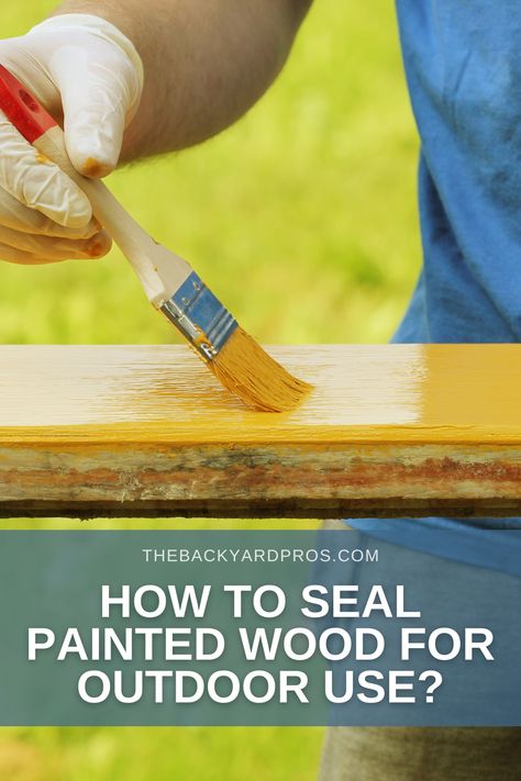 Preserve your outdoor masterpieces! 🎨✨ Discover the art of sealing painted wood for all-weather durability with these essential tips. From choosing the right sealant to application tricks, ensure your vibrant creations withstand the elements. Unleash the potential of your DIY projects and keep your outdoor space looking fresh year-round. 🏡🌳 #OutdoorDIY #WoodSealing #PaintedWood Diy Wood Sealer, Deck Sealer, Painted Outdoor Furniture, Wood Sealer, Outdoor Wood Furniture, Acrylic Paint On Wood, Furniture Wax, Backyard Paradise, Outdoor Paint