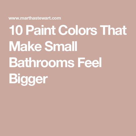 10 Paint Colors That Make Small Bathrooms Feel Bigger Best Half Bath Paint Colors, Restroom Wall Colors, Wall Paint For Small Bedroom, Two Color Bathroom Walls, Small Bathroom Paint Colors Farmhouse, Bathrooms With Dark Walls, Small Budget Bathroom Ideas, What Color Should I Paint My Bathroom, Small Bathroom Ideas Colors Blue