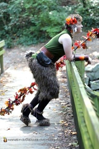 Male Faun Cosplay, Diy Satyr Legs Faun Costume, Satyr Costume Diy, Faun Costume Diy, Faun Ren Faire, Goat Legs Cosplay, Goat Cosplay, Techno Cosplay, Satyr Cosplay