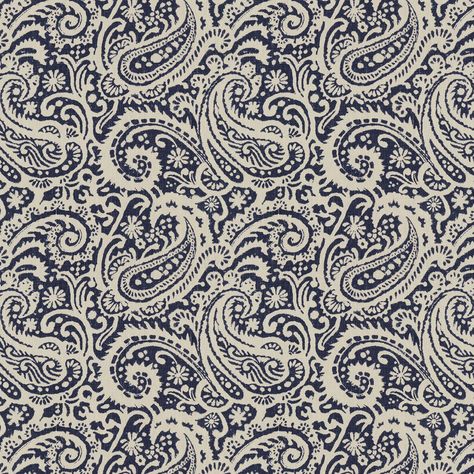 Modern Paisley, Paisley Art, Paisley Fabric, Indigo Fabric, Textile Pattern Design, Free Fabric Swatches, Sketchbook Art Journal, Upholstery Fabrics, Ethan Allen