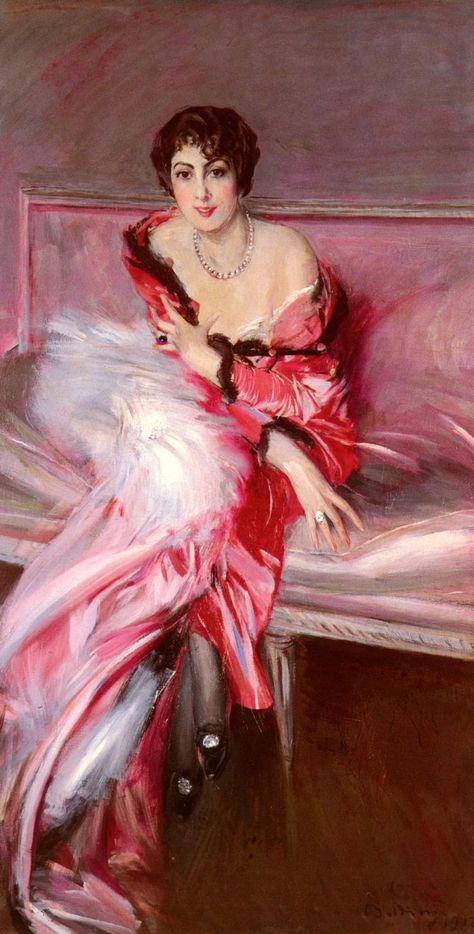 "Madame Juillard in red" tableau de Giovanni Boldini (1842-1931) artiste peintre et illustrateur italien. Il fut un ami proche d'Edgar Degas. Franz Xaver Winterhalter, Painters Studio, Giovanni Boldini, John Singer Sargent, Italian Painters, Edgar Degas, Italian Artist, Painting Reproductions, Rembrandt