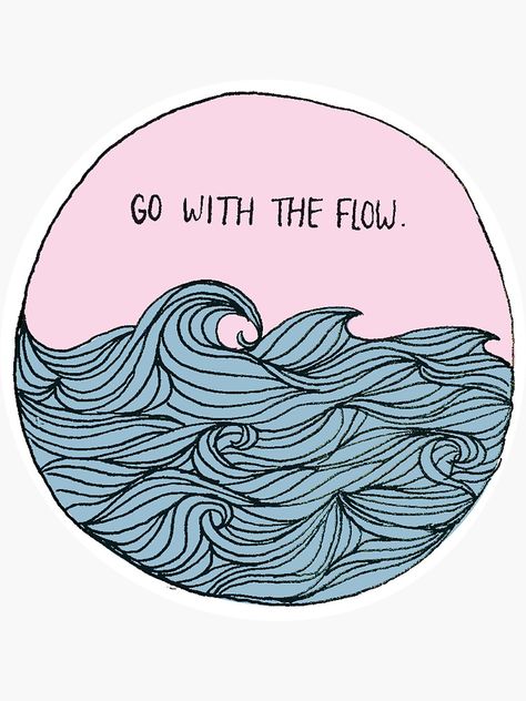 Go With The Flow, For Sale, Pink, Blue, Black