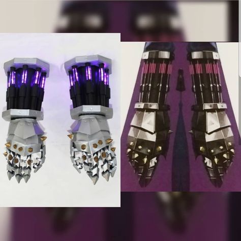 Prowlers Gauntlets from the movie Into the Spiderverse Prowler Gauntlets, Prowler Comic, The Prowler, Spiderman Tattoo, Into The Spiderverse, Marvel Character Design, Batman Concept, Spiderman Cartoon, Miles Morales Spiderman