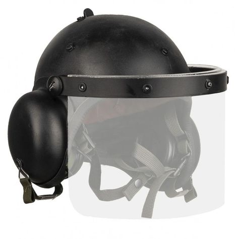 This replicaexactly repeats its appearance, but DOES NOT have protective qualities. The helmet is distinguished by large compartments for headphones and a headset, which gave it different nicknames. Also, a large visor is installed on the helmet. 

   In addition to the catchy appearance, the helmet has a convenient suspension system and, most important, a high protection area. Perfect for re-enactors because of its rarity and authenticity. Paintball Party, Soldier Helmet, Army Gears, Post Apocalyptic Art, Tactical Helmet, Rainbow Six Siege, Combat Gear, Military Outfit, Military Police