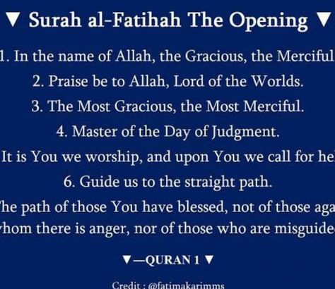 Surah Fatiha, Anger, Worship, Quran