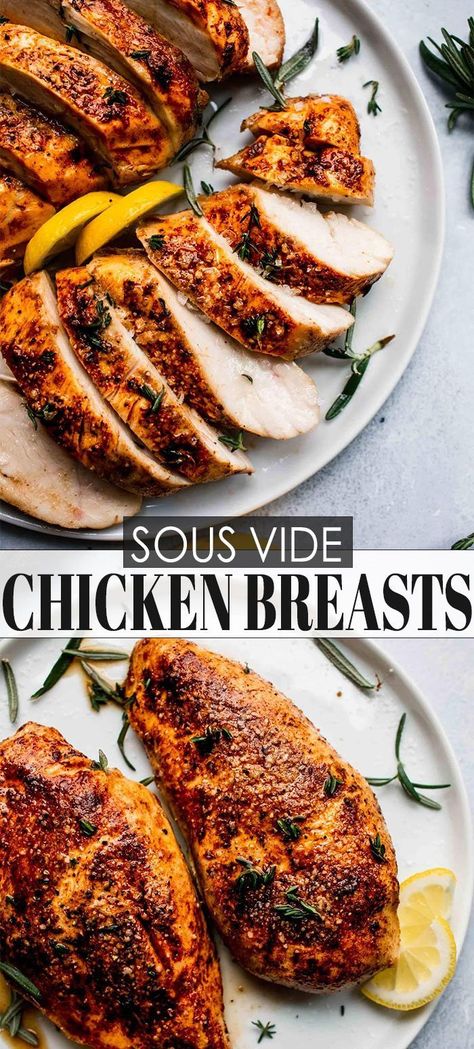 Boneless Recipes, Anova Recipes, Sous Vide Chicken Thighs, Recipe Chicken Thighs, Sous Vide Chicken Breast, Sous Vide Chicken, Weeknight Recipes, Sous Vide Recipes, Sous Vide Cooking