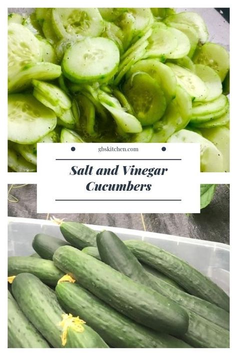 Salt and Vinegar Cucumbers, a Summertime Staple at GB’s