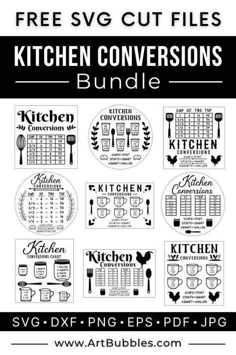 Kitchen Measurement Chart Svg Free, Kitchen Conversion Chart Printable, Kitchen Conversion Chart Printable Free, Kitchen Conversion Chart Svg Free, Kitchen Svg Files Free, Kitchen Measurement Chart, Kitchen Measurements Chart, Baking Conversion Chart, Kitchen Conversion Chart