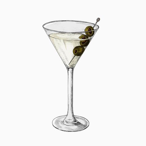 Martini Glass Aesthetic, Cocktail Sketch, Cocktail Drawing, Macbook Icon, Martini Aesthetic, Cocktail Aesthetic, Martini Art, Cocktail Gin, Pineapple Cocktail