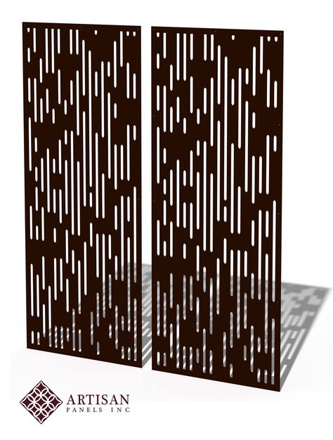 Laser Cut Panels Exterior, Metal Screen Panels, Metal Screens Architecture, Office Reception Table Design, Cnc Panel, Wall Panel Designs, Metal Partition, Perforated Metal Panel, Decorative Metal Screen