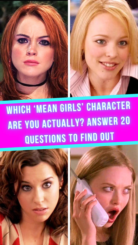 What Mean Girls Character Are You, Mean Girls Quiz, Movies Like Mean Girls To Watch, New Mean Girls Movie, Shows Like Gilmore Girls To Watch, Buzzfeed Gilmore Girls Quiz, Girl Quizzes, Gilmore Girls Funny Moments, 20 Questions