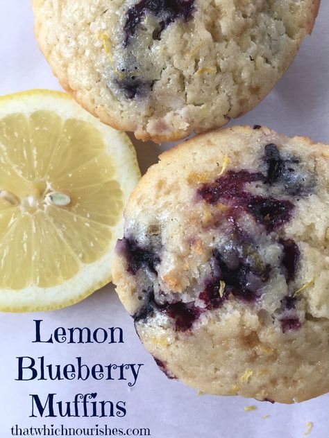 If Lemon Bars and blueberry muffins had a baby, this would surely be it. Super moist muffins packed with tart lemon flavor. Jumbo Blueberry Muffins, Single Serve Breakfast, Bakery Style Blueberry Muffins, Tahini Cookies, Vegan Fries, Strawberry Rhubarb Crisp, Moist Muffins, Vegan Muffins, Lemon Blueberry Muffins