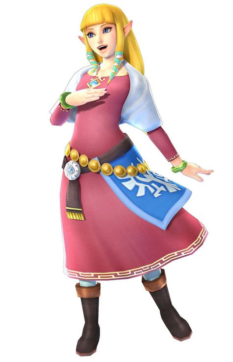 What's the best Princess Zelda design? - NeoGAF Zelda Skyward Cosplay, Princess Zelda Outfit, Skyloft Zelda, Skyward Zelda, Princess Zelda Skyward, Zelda Costume, Legend Of Zelda Skyward, Zelda Hyrule Warriors, Zelda Skyward