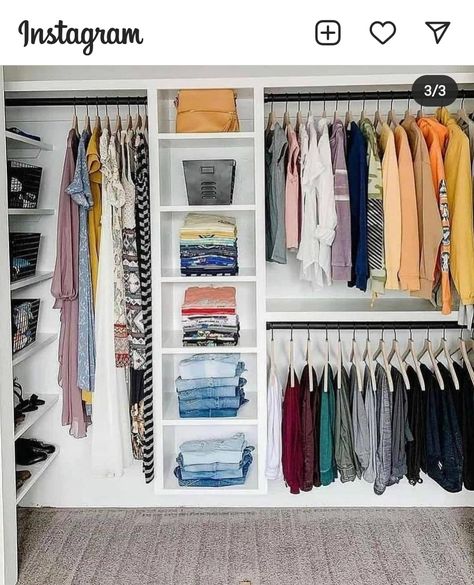 Closet Transformation, Master Closet Design, House Closet, Closet Redo, Closet Planning, Organized Closet, Closet Design Layout, Closet Renovation, Closet Layout