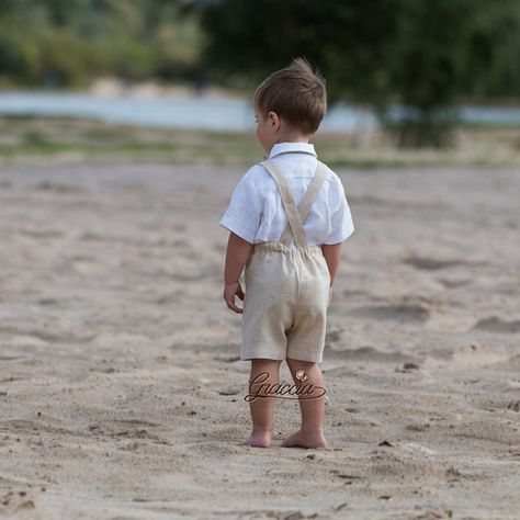 Ring bearer outfit Baby boy baptism clothes Boy linen by Graccia Black Diamond Engagement Ring Set, Vintage Oval Engagement Rings, Antique Engagement Rings Sapphire, Promise Jewelry, Vintage Engagement Rings Art Deco, Gold Wedding Bands Women, Eternity Engagement Ring, Bearer Outfit, Baby Boy Baptism