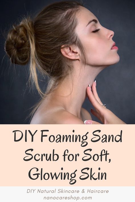 Introducing our latest self-care obsession: DIY Foaming Sand Scrub for soft, glowing skin. If you're seeking the ultimate pampering experience and a natural way to rejuvenate your hands and body, look no further. This easy-to-make scrub combines the exfoliating power of clean sand with the nourishing benefits of foaming butter, infused with an aromatic fragrance oil. Get ready to unlock the secret to radiant skin with the DIY Foaming Sand Scrub. Exfoliating Scrub Diy, Glowing Skin Diy, Scrub Recipe Diy, Body Scrub Recipe, Diy Body Scrub, Facial Scrubs, Diy Scrub, Scrub Recipe, Summer Skin