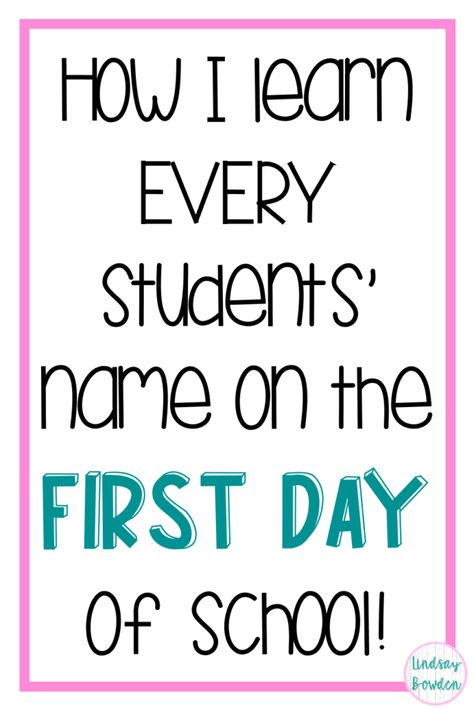 Back To School Tips, Game Day Quotes, Get To Know Your Students, Student Games, Tips For Teachers, Classroom Management Techniques, Biology Classroom, Name Game, Beginning Of Year