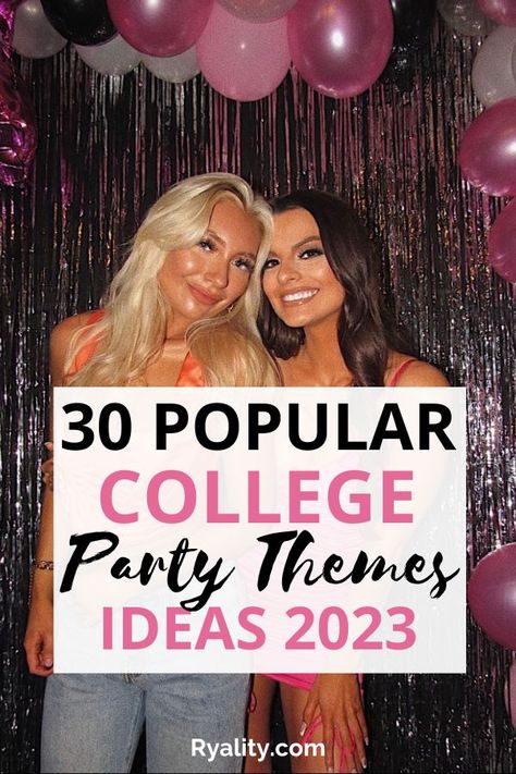 Party Theme Ideas College, College Theme Party Ideas, Party Themes College, College Party Themes, Frat Party Themes, Funny Party Themes, Sorority Party Themes, Party Themes Ideas, 21st Birthday Themes