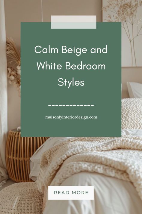 Transform your bedroom into a peaceful oasis with these calming beige and white bedroom ideas. Explore a variety of serene decor styles that emphasize comfort and tranquility. Utilize soft textures and elegant finishes to craft a relaxing sanctuary. From cozy bedding to chic furnishings, discover how beige tones complemented by crisp white can create a harmonious atmosphere. Elevate your design aesthetic while ensuring your space remains a comfortable retreat. Perfect for those seeking simplicity in their home decor. Soft Cream Bedroom, Ivory Headboard Bedroom Ideas, Ivory Headboard Bedroom, Beige And White Bedroom Ideas, Ivory Headboard, White And Brown Bedroom, Serene Decor, White And Beige Bedroom, Beige Upholstered Bed