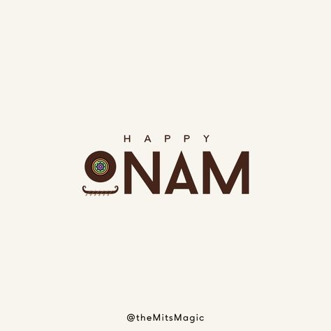 Onam Logo Designs, Instagram Highlight Icons For Onam, Happy Onam Aesthetic, Creative Onam Poster Design, Happy Onam Creative Poster, Happy Onam Creative, Onam Creatives, Happy Onam Poster, Onam Poster Design