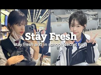 how to STAY FRESH & clean all day in SCHOOL (avoid school air) - YouTube How To Avoid School Air, Please Take Care Of Yourself, School Air, Stay Fresh, Stay Hydrated, Fresh And Clean, Take Care Of Yourself, Take Care, Don't Forget