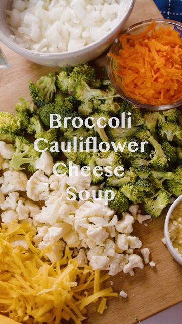 12 Tomatoes on Instagram: "We ❤️ soup! And this broccoli cauliflower cheese soup always hits the spot! Recipe on our website, link in bio or recipe here: https://12tomatoes.com/broccoli-cauliflower-cheese-soup/ #soup #soupseason #broccolicheddarsoup #broccolisoup #yum #food #foodie #12tomatoes #dinnerideas #souprecipe #dinnerrecipe" 12 Tomatoes Broccoli Cauliflower Soup, Broccoli Cauliflower Cheese Soup 12 Tomatoes, Broccoli Cauliflower Cheese Soup, Brocoli And Cheese, Twelve Tomatoes, Broccoli Cauliflower Cheese, Cauliflower Cheese Soup, Broccoli Cauliflower Soup, Cauliflower Cheese Soups