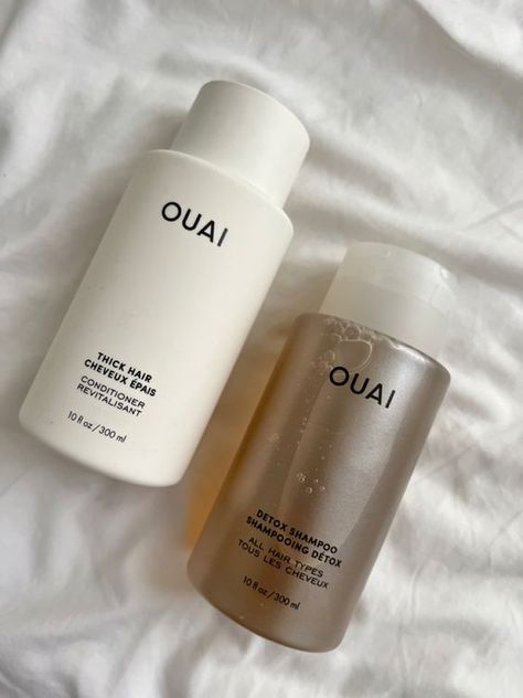 Best shampoo + conditioner on Amazon!!! :) LINKED.. Ouai Detox Shampoo, Ouai Gift, Quai Shampoo, Ouai Shampoo And Conditioner, Ouai Hair Products, Ouai Thick Hair, Ouai Conditioner, Ouai Products, Ouai Shampoo