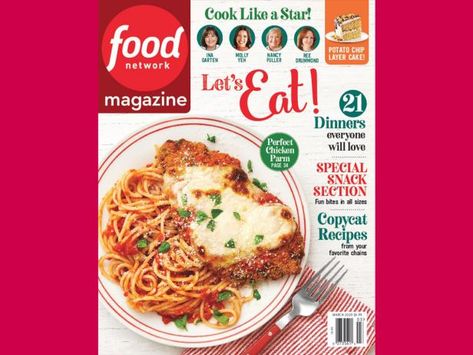 Cook like a star this month with Food Network Magazine's March 2020 issue. Inside, you'll find new dinners everyone will love, plus dozens of healthy snack recipes. And don't forget to submit your bracket for our "Tournament of Champions" contest for a chance to win $500. Food Network Star, Bacon Appetizers, Love Magazine, Food Network Magazine, Star Food, Cheesy Recipes, Food Magazine, Budget Meals, Healthy Snacks Recipes