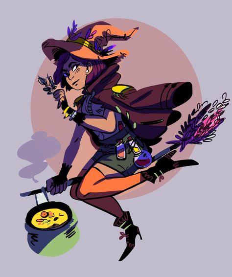 Witchsona by shark-bomb.deviantart.com on @DeviantArt Comic Inspiration, Witchy Art, Chara Design, A Broom, Drawing Step, Art Fantasy, Witch Art, Witch Aesthetic, Witchy Vibes