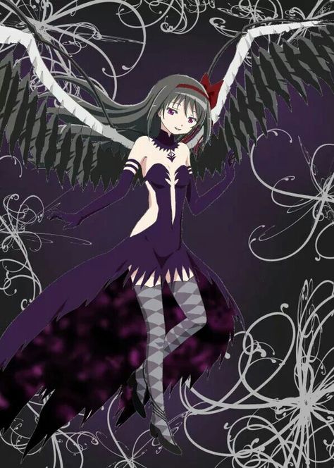 Demon Homura Akemi Demon Homura Akemi, Homura Akemi Demon, Demon Homura, Devil Homura, Magica Madoka, Akemi Homura, Mahō Shōjo Madoka Magica, Homura Akemi, Magia Record